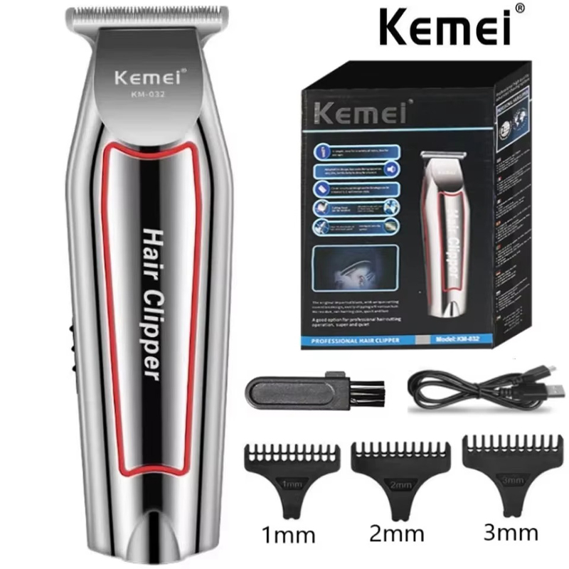 Men'S Grooming Essentials - Kemei KM-032헤어 트리머 남성용 전기 수염