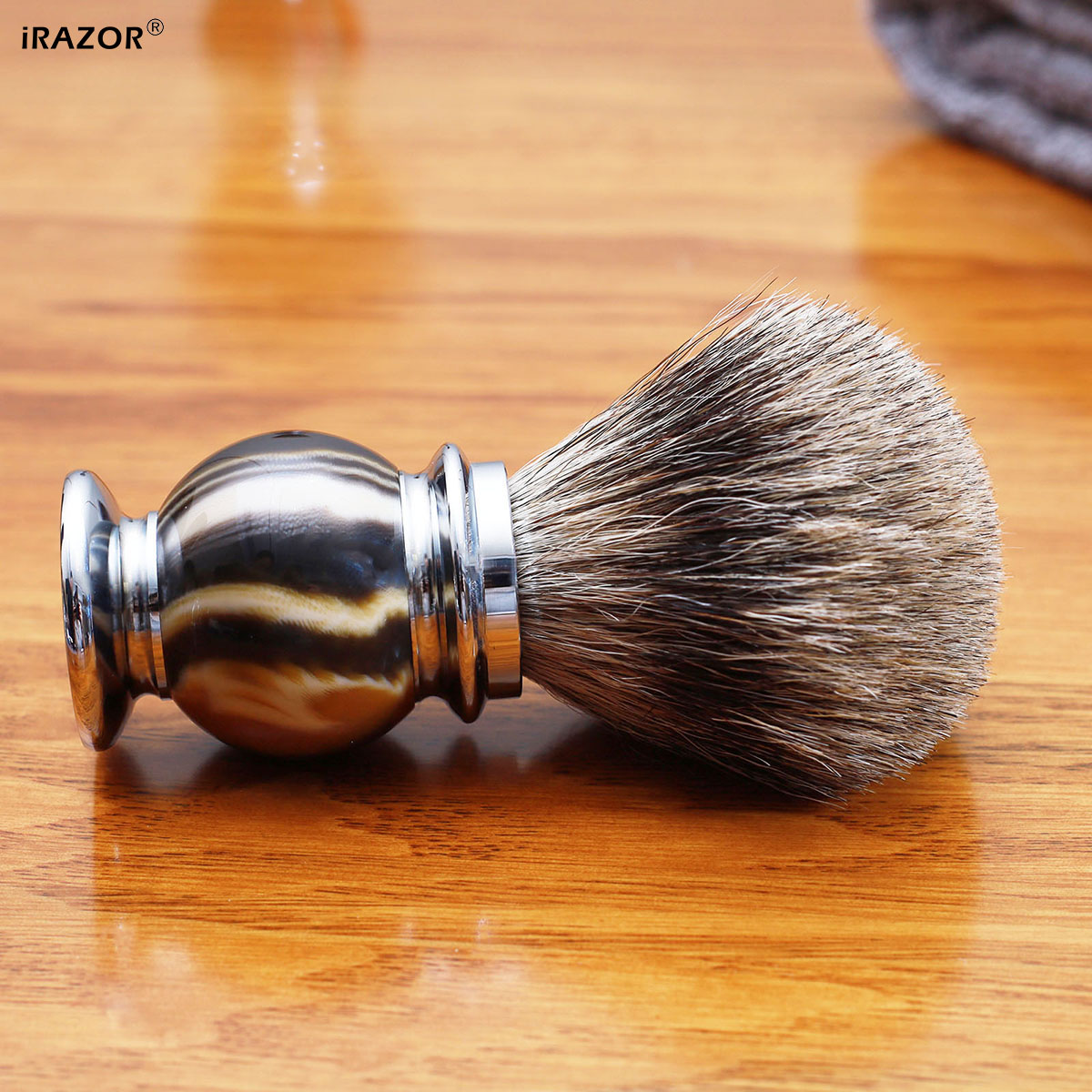 iRAZOR 실버팁 면도 브러쉬 (남성용), 초극세사  - Men'S Grooming Essentials 리뷰 및 가격