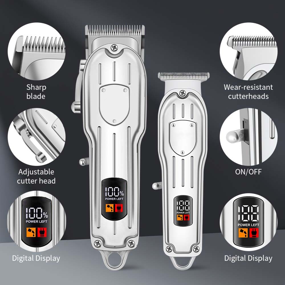 LCD 디스플레이가 있는 전문가용 헤어 클리퍼 세트,  - Men'S Grooming Essentials 리뷰 및 가격
